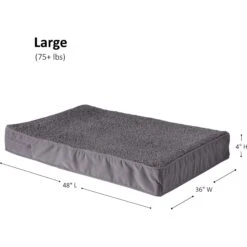 Happy Hounds Otis Orthopedic Pillow Dog Bed With Removable Cover, Gray -Blue Buffalo || ROYAL CANIN || Wellness Sales 328585 PT7. AC SS1800 V1700690060