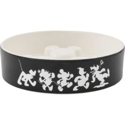 Disney Mickey Mouse Slow Feeder Dog & Cat Bowl
