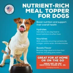 Brutus Broth Instant Bone Broth Beef Flavor Dry Dog Food Topper, 5 Count -Blue Buffalo || ROYAL CANIN || Wellness Sales 329516 PT2. AC SS1800 V1631841076