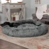 FurHaven Calming Cuddler Long Fur Donut Bolster Dog Bed -Blue Buffalo || ROYAL CANIN || Wellness Sales 330967 MAIN. AC SS1800 V1635452789