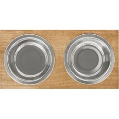 Frisco Premium Wood Elevated Stainless Steel Double Diner Dog & Cat Bowl 9 Frisco Premium Wood Elevated Stainless Steel Double Diner Dog & Cat Bowl -Blue Buffalo || ROYAL CANIN || Wellness Sales 331490 PT4. AC SS1800 V1657656892