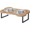 Frisco Premium Wood Elevated Bone Shape Stainless Steel Double Diner Dog & Cat Bowl, 3 Cup 2 Frisco Premium Wood Elevated Bone Shape Stainless Steel Double Diner Dog & Cat Bowl, 3 Cup -Blue Buffalo || ROYAL CANIN || Wellness Sales 331497 MAIN. AC SS1800 V1657656891