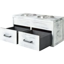 Frisco Premium Wood Elevated Large Breed Dog Bowl With Storage Station, 10 Cup 10 Frisco Premium Wood Elevated Large Breed Dog Bowl With Storage Station, 10 Cup -Blue Buffalo || ROYAL CANIN || Wellness Sales 331505 PT5. AC SS1800 V1657656894