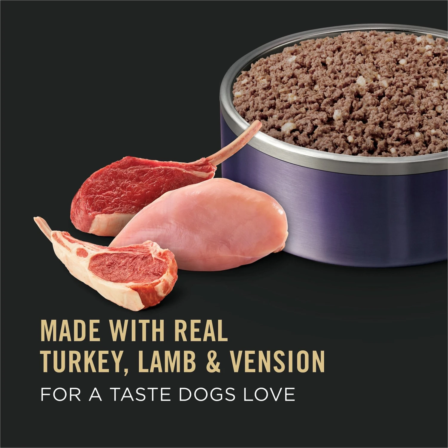 Purina Pro Plan Sport High Protein Turkey, Lamb & Venison Entrée Wet Dog Food 4 Purina Pro Plan Sport High Protein Turkey, Lamb & Venison Entrée Wet Dog Food - Image 2