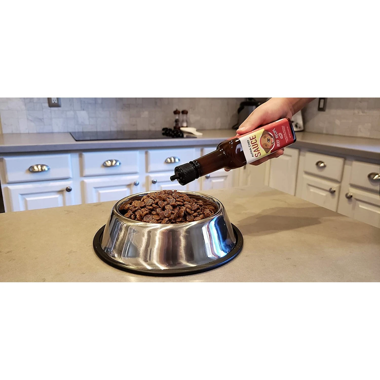 Alpha Chef SAUCE Chicken Recipe Dog & Cat Food Topper, 8-oz Bottle 7 Alpha Chef SAUCE Chicken Recipe Dog & Cat Food Topper, 8-oz Bottle - Image 5