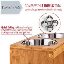 Pawfect Pets Elevated Feeder Raised Dog Bowl Stand With Four Stainless Steel Bowls, Large, 12-in 10 Pawfect Pets Elevated Feeder Raised Dog Bowl Stand With Four Stainless Steel Bowls, Large, 12-in -Blue Buffalo || ROYAL CANIN || Wellness Sales 333590 PT2. AC SS1800 V1634075173