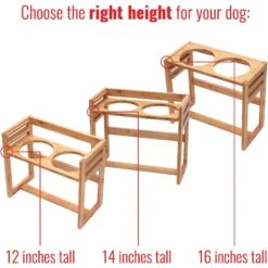 Pawfect Pets Adjustable Height Elevated Raised Dog Bowl Stand With Four Stainless Steel Bowls, Large -Blue Buffalo || ROYAL CANIN || Wellness Sales 333592 PT1. AC SS1800 V1634074281