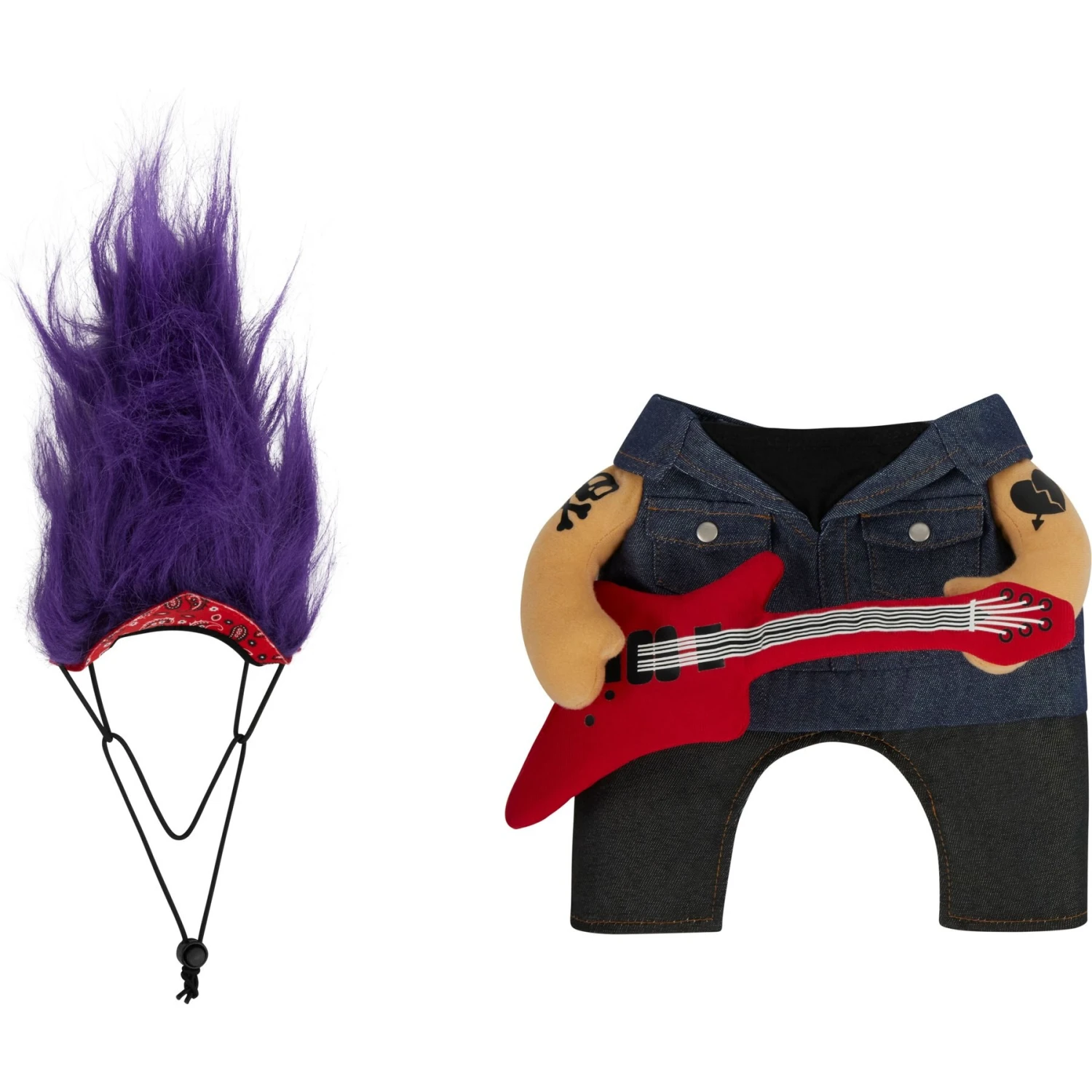 Frisco Front Walking Punk Rocker Dog & Cat Costume 7 Frisco Front Walking Punk Rocker Dog & Cat Costume - Image 5