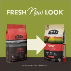 ACANA Red Meat Recipe Grain-Free Dry Dog Food & ACANA Singles Beef & Pumpkin Formula Grain-Free Freeze-Dried Dog Treats -Blue Buffalo || ROYAL CANIN || Wellness Sales 336334 PT4. AC SS1800 V1635914806
