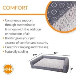 K&H Pet Products Air Sofa Dog Bed -Blue Buffalo || ROYAL CANIN || Wellness Sales 337401 PT1. AC SS1800 V1634325117