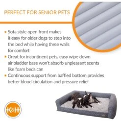 K&H Pet Products Air Sofa Dog Bed -Blue Buffalo || ROYAL CANIN || Wellness Sales 337401 PT3. AC SS1800 V1634326005