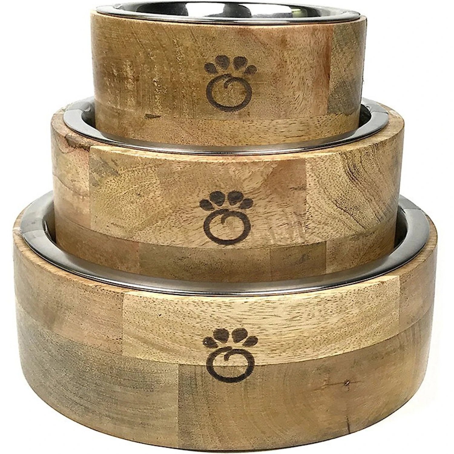 GF Pet Mango Wood Cat & Dog Bowl 4 GF Pet Mango Wood Cat & Dog Bowl - Image 2