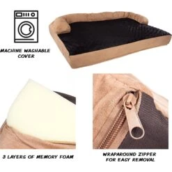 Pet Adobe Orthopedic Foam Covered Dog Bed -Blue Buffalo || ROYAL CANIN || Wellness Sales 344976 PT2. AC SS1800 V1637287363