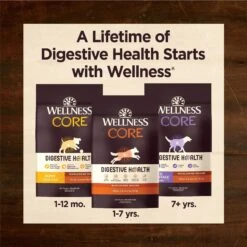 Wellness CORE Digestive Health Puppy Chicken & Brown Rice Dry Dog Food -Blue Buffalo || ROYAL CANIN || Wellness Sales 347659 PT6. AC SS1800 V1638465855