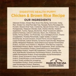 Wellness CORE Digestive Health Puppy Chicken & Brown Rice Dry Dog Food -Blue Buffalo || ROYAL CANIN || Wellness Sales 347659 PT7. AC SS1800 V1638467015