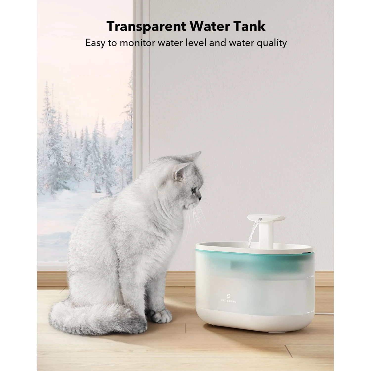 Petlibro Capsule Automatic Dog & Cat Water Fountain, 2-L 7 Petlibro Capsule Automatic Dog & Cat Water Fountain, 2-L - Image 5