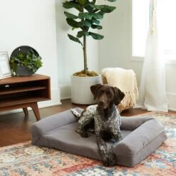 Happy Hounds Luna Gray Sofa Dog Bed