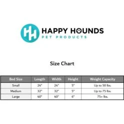 Happy Hounds Milo Square Tufted Pillow Dog Bed -Blue Buffalo || ROYAL CANIN || Wellness Sales 352561 PT8. AC SS1800 V1688752147