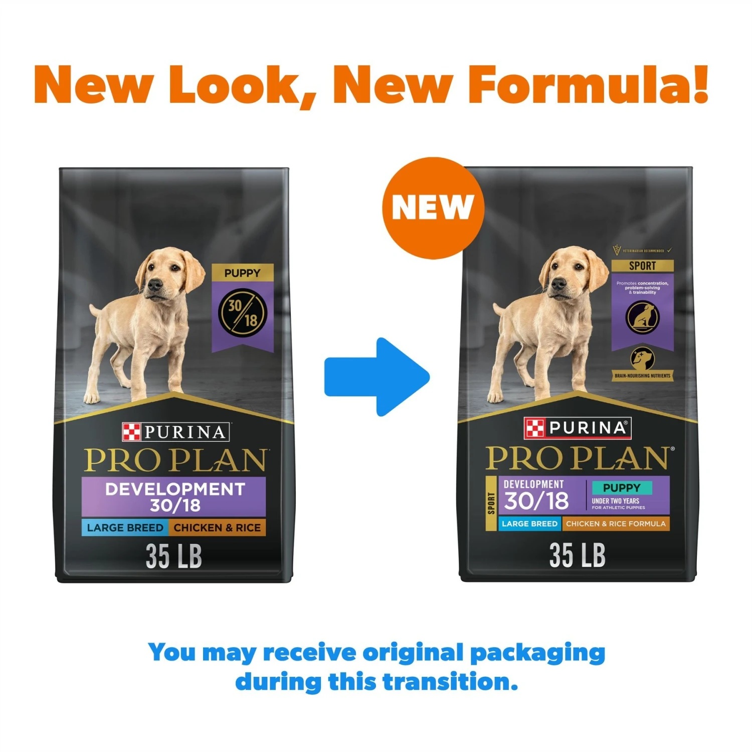 Purina Pro Plan Sport Development Large Breed High-Protein 30/18 Chicken & Rice Formula Puppy Food 4 Purina Pro Plan Sport Development Large Breed High-Protein 30/18 Chicken & Rice Formula Puppy Food - Image 2