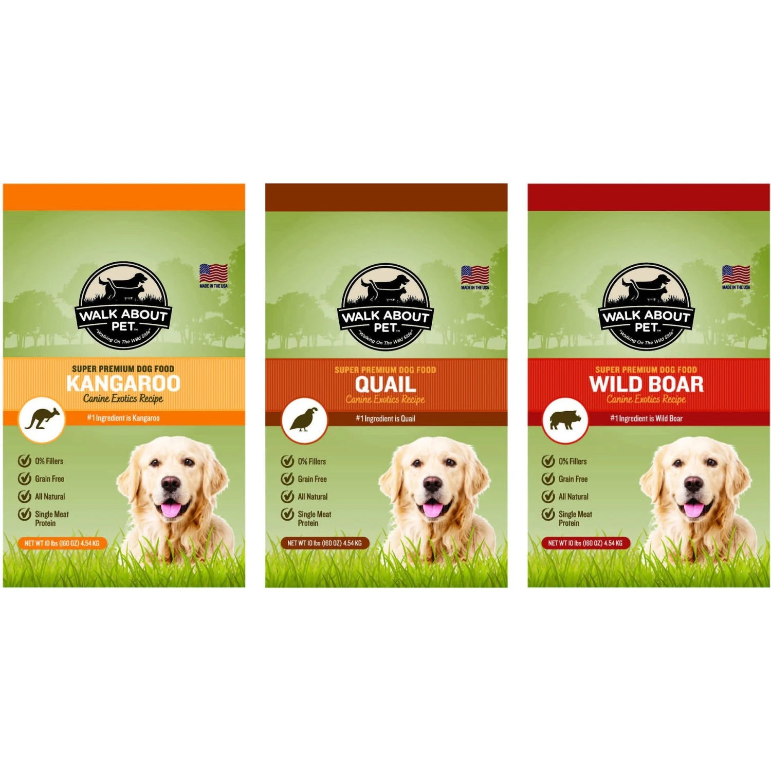 Walk About Kangaroo Canine Exotics Recipe Super Premium Dry Dog Food 5 Walk About Kangaroo Canine Exotics Recipe Super Premium Dry Dog Food - Image 3