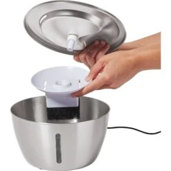 Frisco Stainless Steel Heart Dog & Cat Fountain 12 Frisco Stainless Steel Heart Dog & Cat Fountain -Blue Buffalo || ROYAL CANIN || Wellness Sales 355816 PT3. AC SS1800 V1665174172