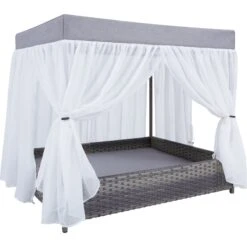 Frisco Outdoor Wicker Canopy Dog Bed -Blue Buffalo || ROYAL CANIN || Wellness Sales 356071 PT2. AC SS1800 V1651003892