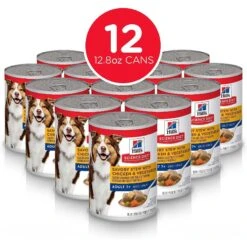 Hill's Science Diet Adult 7+ Savory Stew With Chicken & Vegetables Canned Dog Food & Hill's Science Diet Adult 7+ Savory Stew With Beef & Vegetables Canned Dog Food -Blue Buffalo || ROYAL CANIN || Wellness Sales 356843 PT2. AC SS1800 V1640893899