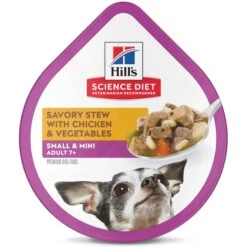 Hill's Science Diet Adult 7+ Small & Mini Savory Chicken & Vegetable Stew Dog Food Trays & Hill's Science Diet Adult Small Mini Savory Stew Beef & Vegetable Wet Dog Food Trays -Blue Buffalo || ROYAL CANIN || Wellness Sales 356850 PT5. AC SS1800 V1692882992