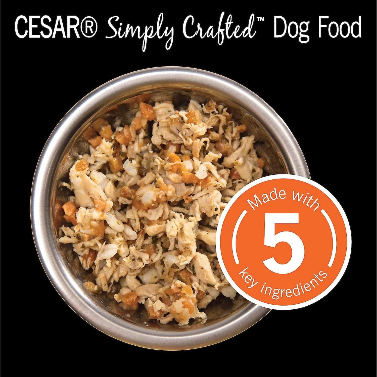 Cesar Simply Crafted Chicken, Sweet Potato, Apple, Barley & Spinach Limited-Ingredient Adult Wet Dog Food Topper & Cesar Simply Crafted Chicken Limited-Ingredient Wet Dog Food Topper 6 Cesar Simply Crafted Chicken, Sweet Potato, Apple, Barley & Spinach Limited-Ingredient Adult Wet Dog Food Topper & Cesar Simply Crafted Chicken Limited-Ingredient Wet Dog Food Topper - Image 4