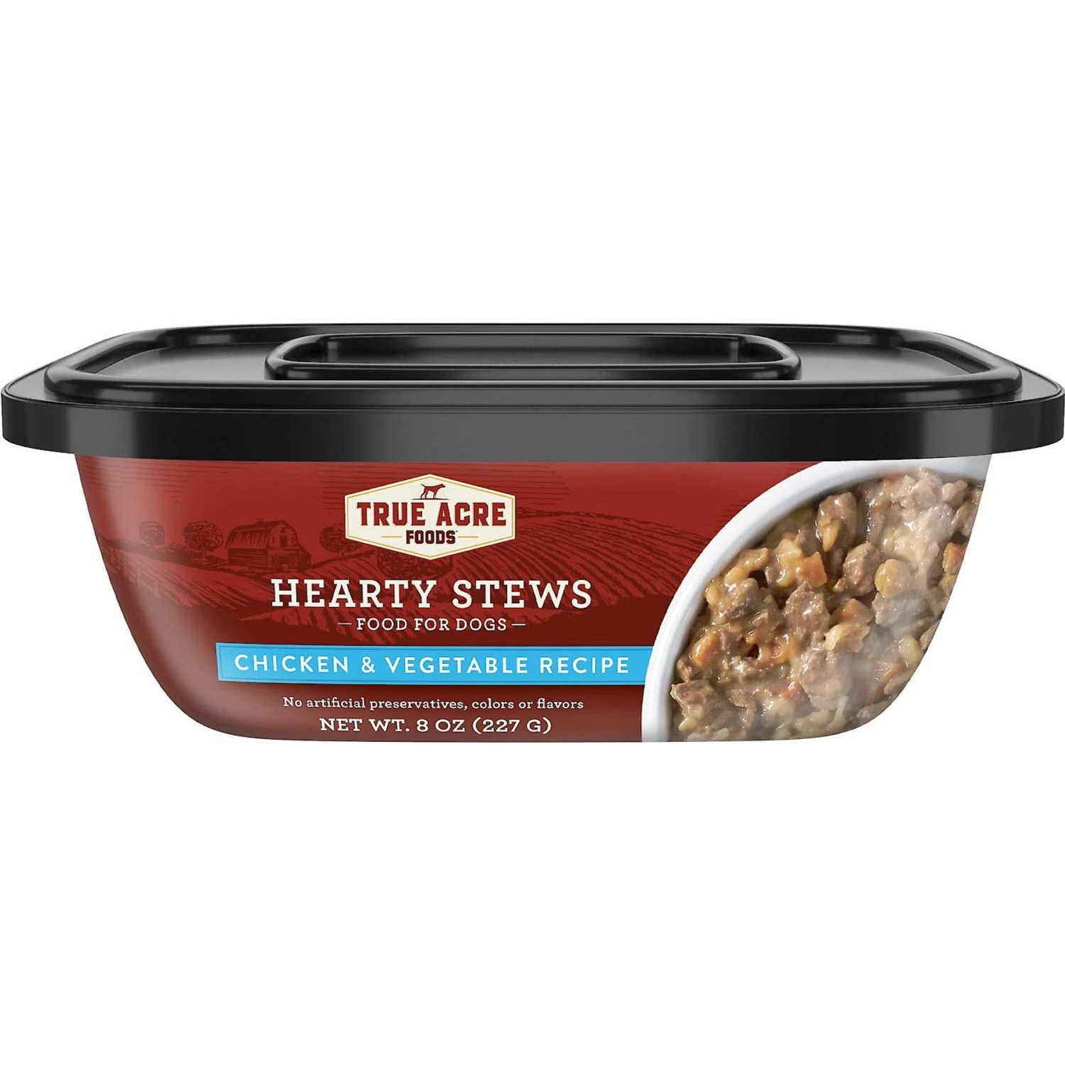 True Acre Foods Hearty Stews, Chicken & Vegetable Recipe, Wet Dog Food 3 True Acre Foods Hearty Stews, Chicken & Vegetable Recipe, Wet Dog Food