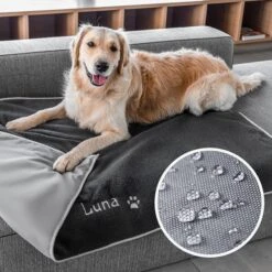 GoTags Personalized Dog Blanket