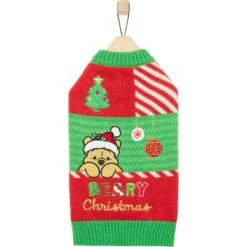 Disney Winnie The Pooh Patchwork Dog & Cat Sweater -Blue Buffalo || ROYAL CANIN || Wellness Sales 358387 PT4. AC SS1800 V1660703574