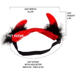 Pet Krewe Cat Devil Red Hat Dog Costume, One Size -Blue Buffalo || ROYAL CANIN || Wellness Sales 361138 PT5. AC SS1800 V1648076837