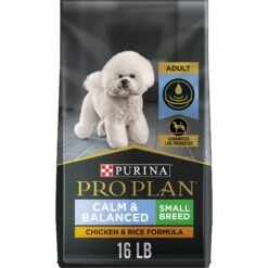 Purina Pro Plan Calm & Balanced Small Breed Chicken & Rice Formula Dog Dry Food