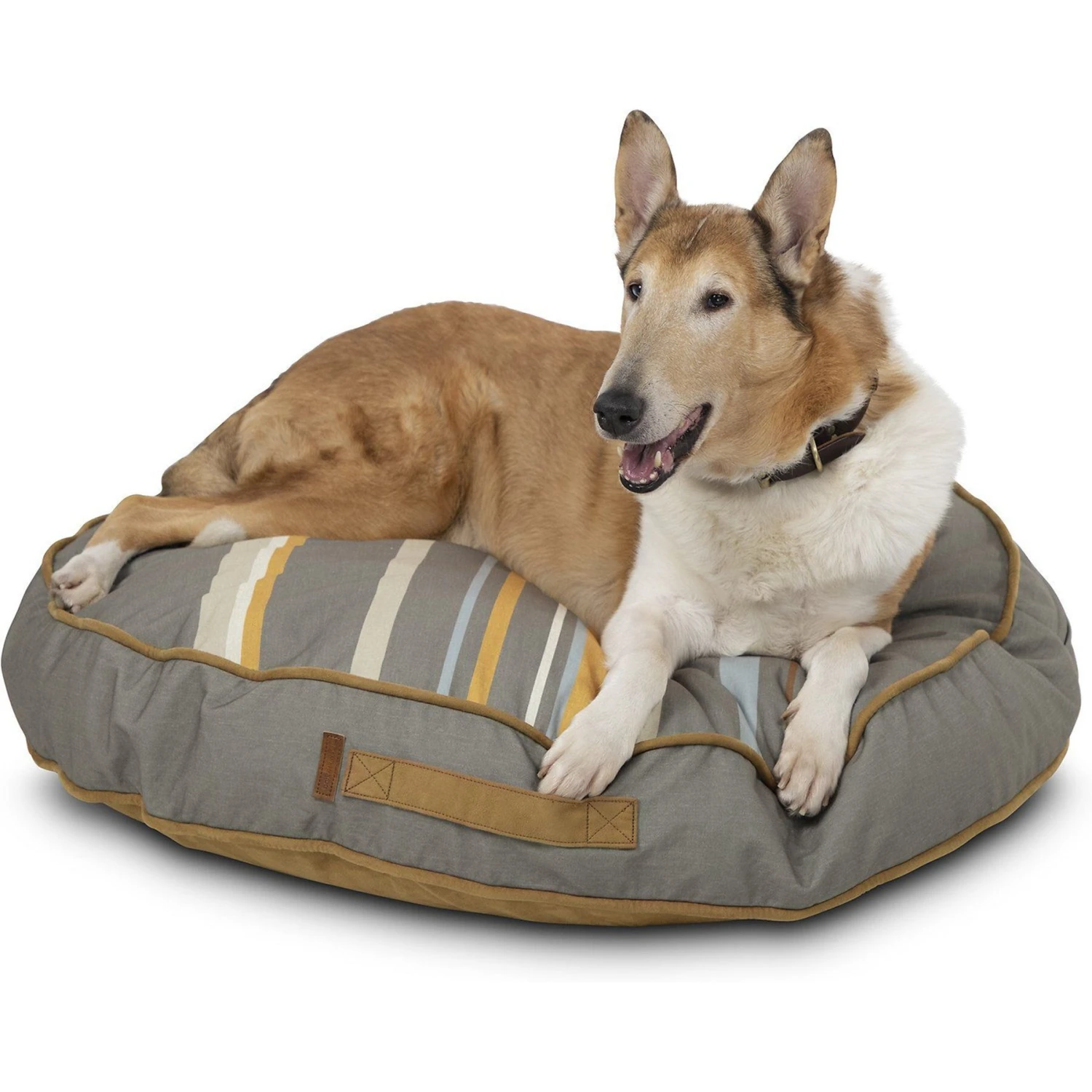Bark And Slumber Round Lounger Pillow Dog Bed With Removable Cover 4 Bark And Slumber Round Lounger Pillow Dog Bed With Removable Cover - Image 2