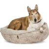 Bark And Slumber Round Cloud Bolster Dog Bed With Removable Cover -Blue Buffalo || ROYAL CANIN || Wellness Sales 361271 MAIN. AC SS1800 V1645485683