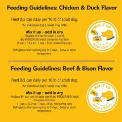 Pedigree High Protein Chopped Beef & Bison Flavor & Chopped Chicken & Duck Flavor Adult Canned Soft Wet Dog Food Variety Pack 17 Pedigree High Protein Chopped Beef & Bison Flavor & Chopped Chicken & Duck Flavor Adult Canned Soft Wet Dog Food Variety Pack -Blue Buffalo || ROYAL CANIN || Wellness Sales 361345 PT7. AC SS1800 V1642017126