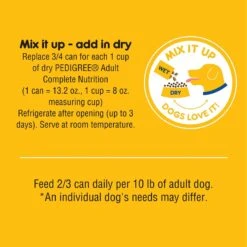Pedigree High Protein Chicken & Duck Flavor Adult Canned Wet Dog Food -Blue Buffalo || ROYAL CANIN || Wellness Sales 361349 PT7. AC SS1800 V1642017153
