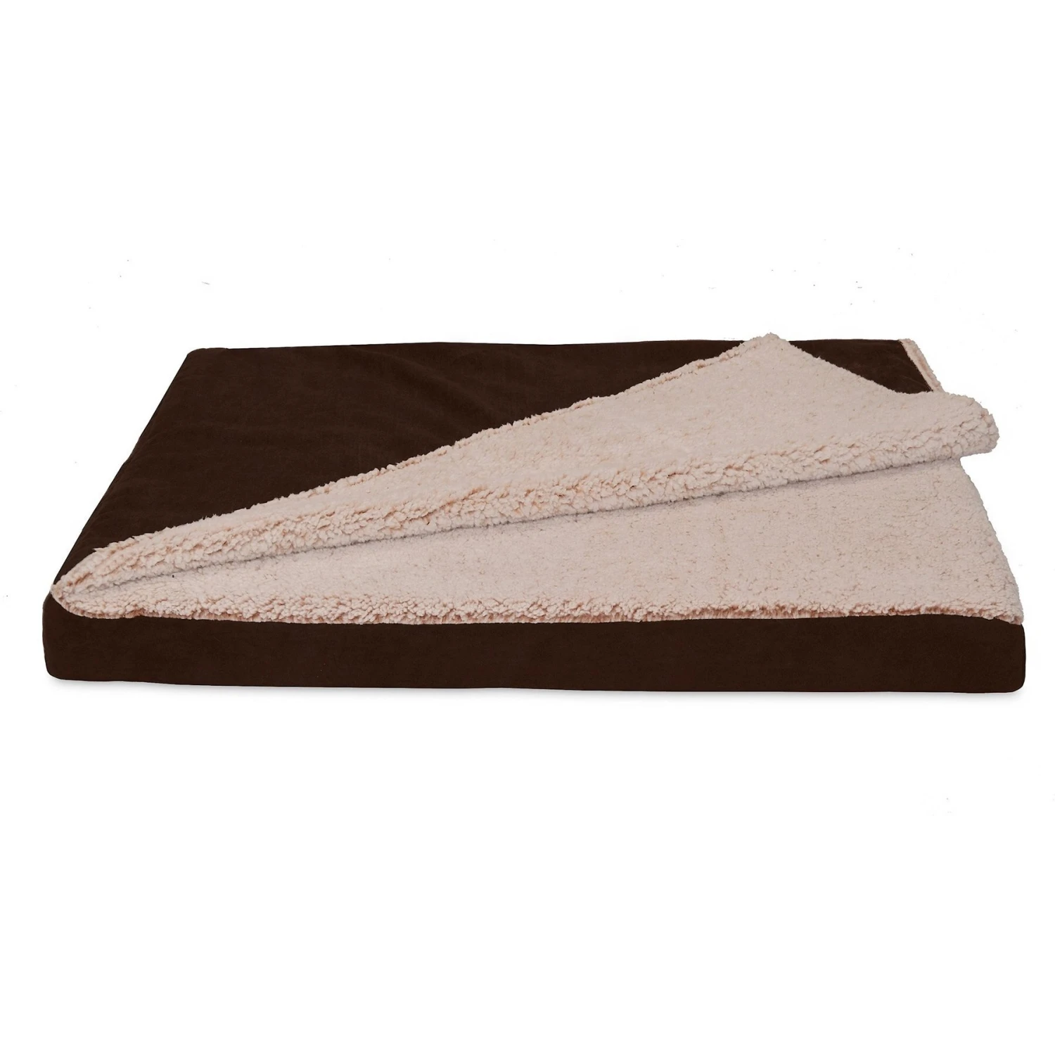 FurHaven Berber & Suede Blanket Top Cooling Gel Cat & Dog Bed 5 FurHaven Berber & Suede Blanket Top Cooling Gel Cat & Dog Bed - Image 3