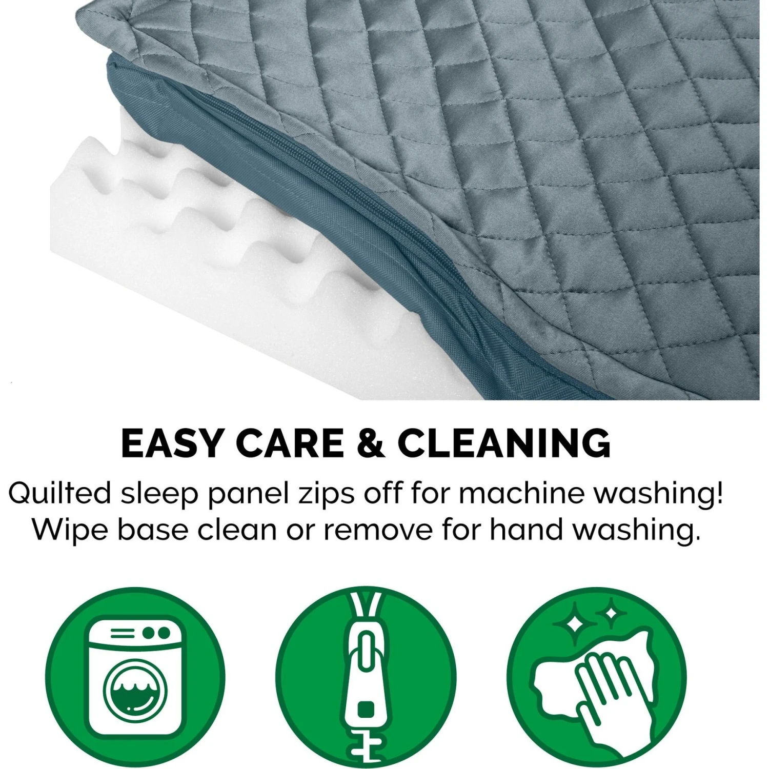 FurHaven Quilt Top Orthopedic Convertible Indoor/Outdoor Cat & Dog Bed 8 FurHaven Quilt Top Orthopedic Convertible Indoor/Outdoor Cat & Dog Bed - Image 6