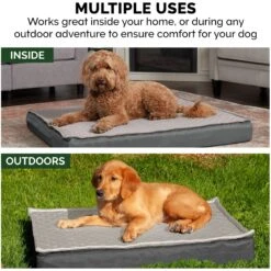 FurHaven Quilt Top Cooling Gel Convertible Indoor/Outdoor Cat & Dog Bed -Blue Buffalo || ROYAL CANIN || Wellness Sales 362151 PT2. AC SS1800 V1645660594