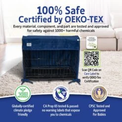 Pet Dreams Open Front Dog Crate Cover -Blue Buffalo || ROYAL CANIN || Wellness Sales 362678 PT3. AC SS1800 V1684886529