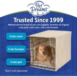 Pet Dreams Open Front Dog Crate Cover -Blue Buffalo || ROYAL CANIN || Wellness Sales 362678 PT6. AC SS1800 V1684886504