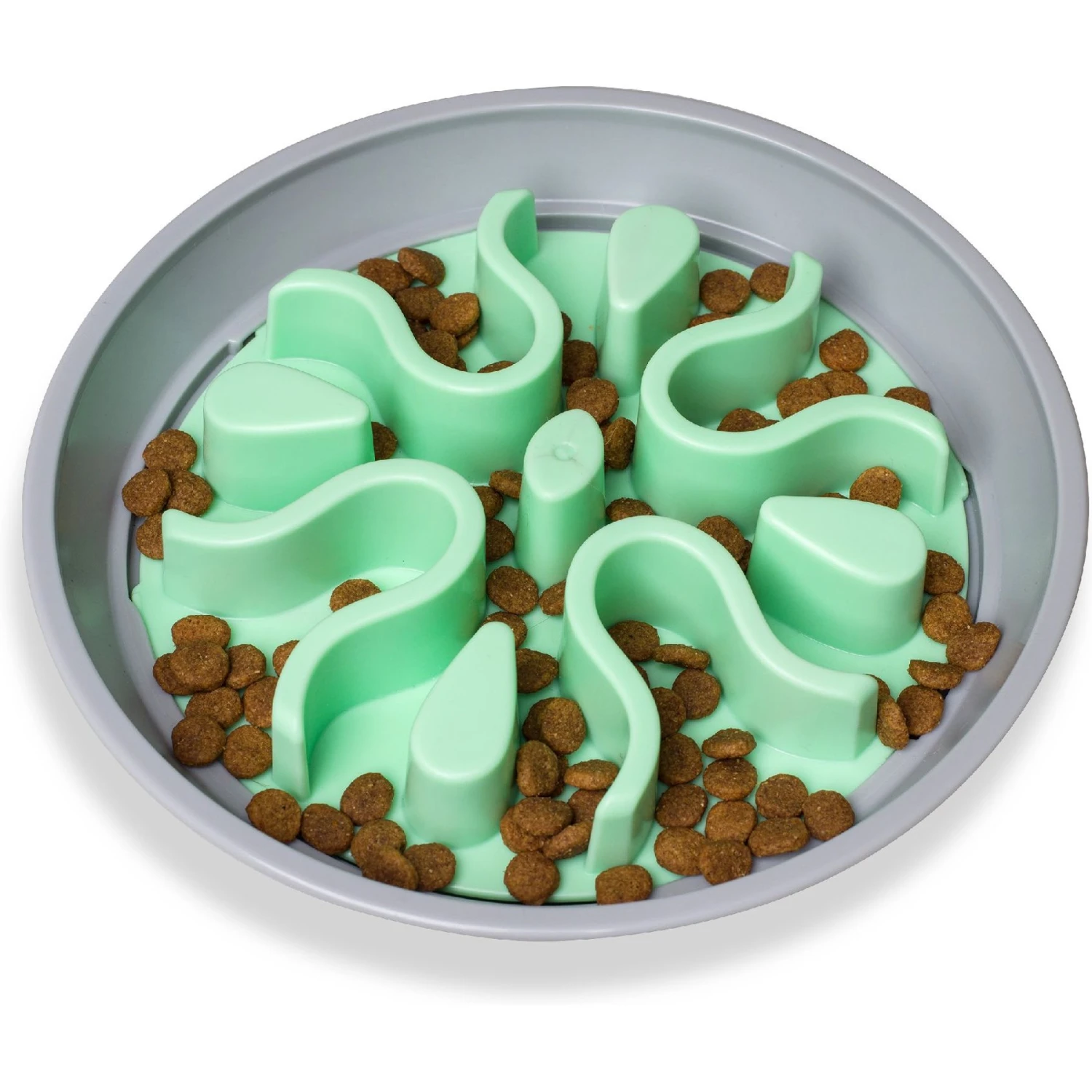 Outward Hound Fun Feeder Wobble Slo-Bowl Dog Bowl, Mint 3 Outward Hound Fun Feeder Wobble Slo-Bowl Dog Bowl, Mint