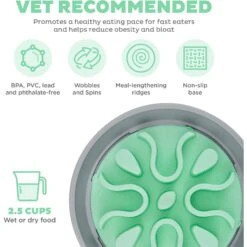 Outward Hound Fun Feeder Wobble Slo-Bowl Dog Bowl, Mint 10 Outward Hound Fun Feeder Wobble Slo-Bowl Dog Bowl, Mint -Blue Buffalo || ROYAL CANIN || Wellness Sales 363002 PT2. AC SS1800 V1694286651