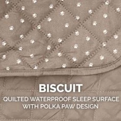 FurHaven Polyester Polka Paw Print Reversible Furniture Protector -Blue Buffalo || ROYAL CANIN || Wellness Sales 363157 PT7. AC SS1800 V1657657263