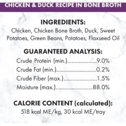 Nutro So Simple Meal Complement Chicken & Duck Recipe In Bone Broth Variety Pack Grain-Free Adult Wet Dog Food Topper -Blue Buffalo || ROYAL CANIN || Wellness Sales 363760 PT4. AC SS1800 V1702665999