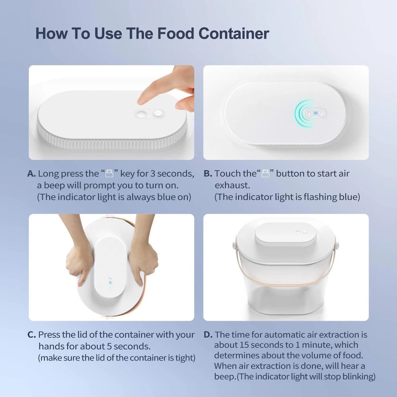 Pawshelf Vacuum Dog & Cat Food Storage Container, White, Medium 10 Pawshelf Vacuum Dog & Cat Food Storage Container, White, Medium - Image 8