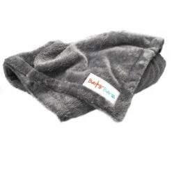 BarksBar Original Dog & Cat Throw Blanket, Gray, Large