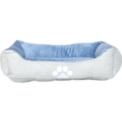 HappyCare Textiles Reversible Signature Bolster Dog Bed -Blue Buffalo || ROYAL CANIN || Wellness Sales 366949 PT2. AC SS1800 V1645651656